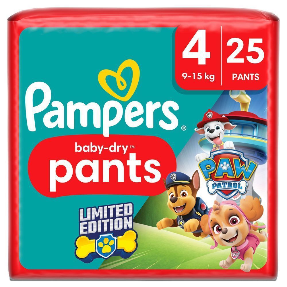 Bild: Pampers Baby-Dry Pants Paw Patrol Limited Edition Größe 4, 9kg - 15kg 