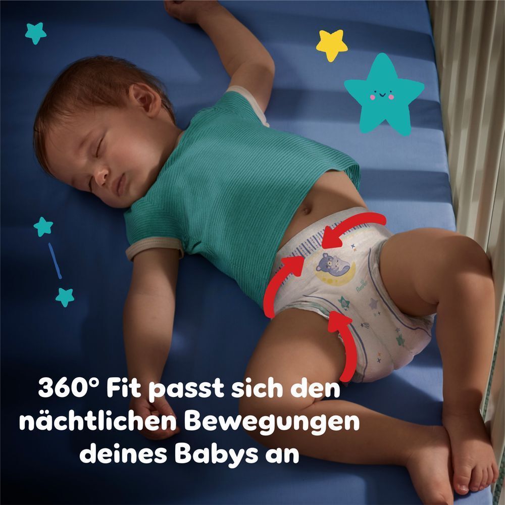 Bild: Pampers Baby-Dry Night Pants Größe 4, 9kg - 15kg 