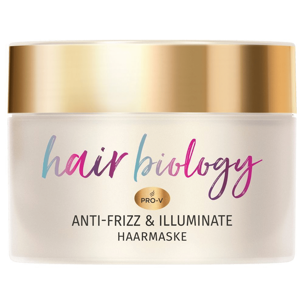 Bild: hair biology Anti-Frizz & Illuminate Haarmaske 