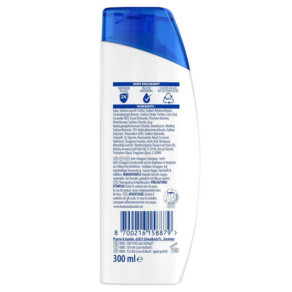 Bild: head & shoulders Refreshing Tea Tree Anti-Schuppen-Shampoo 