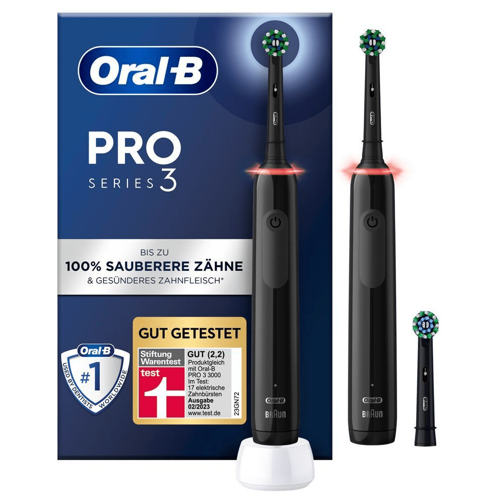 Bild: Oral-B Pro Series 3 Duopack Elektrische Zahnbürste 