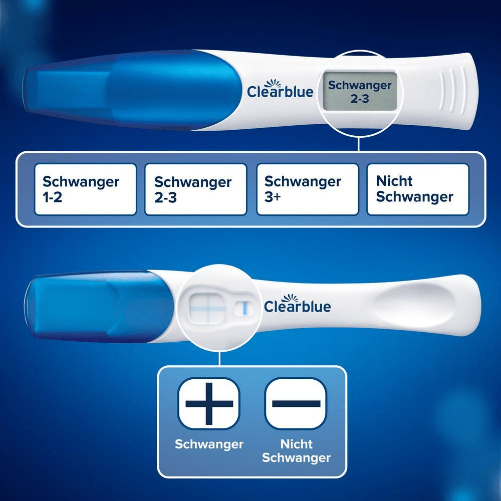 Bild: Clearblue Schwangerschaftstest Kombipack 