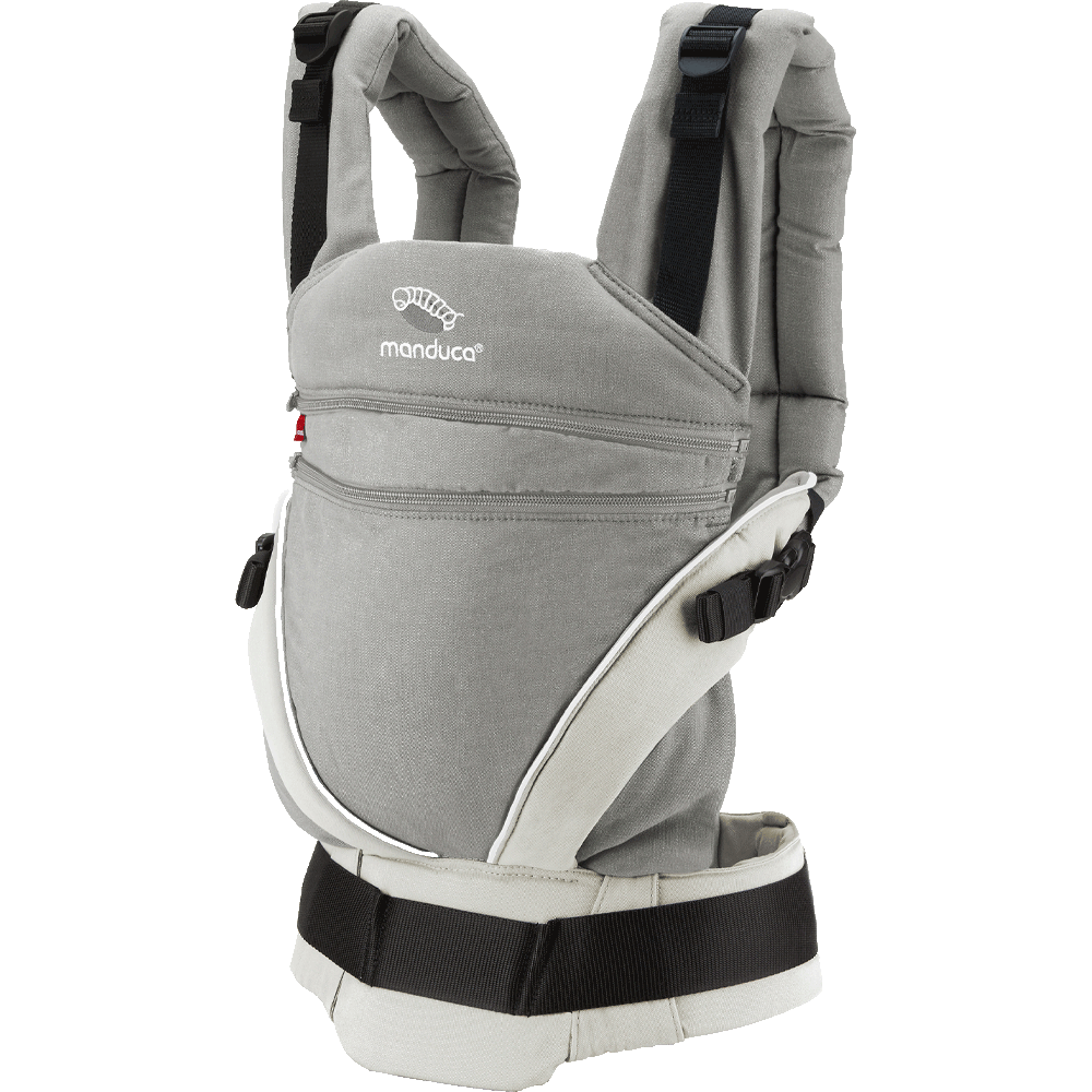 Bild: Manduca XT Cotton Babytrage Grey-White