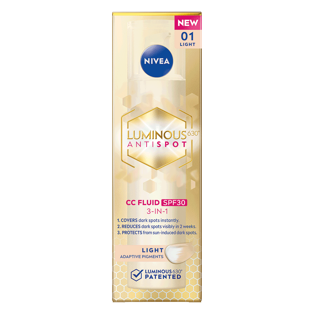 Bild: NIVEA Luminous 630° Anti Spot CC Fluid LSF 30 Light