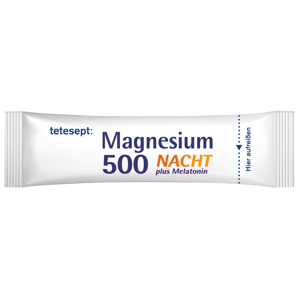 Bild: tetesept: Magnesium 500 Nacht Direkt + Melatonin 