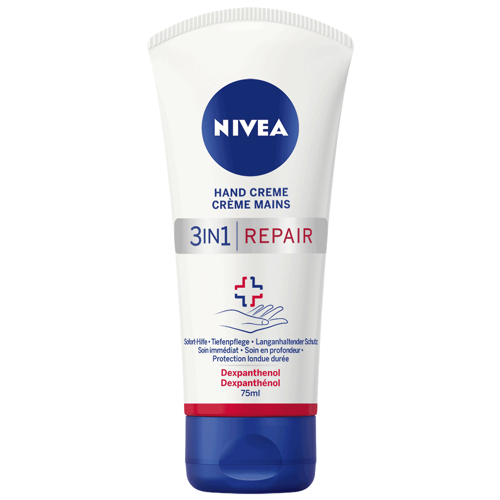 Bild: NIVEA 3in1 Repair Handcreme 