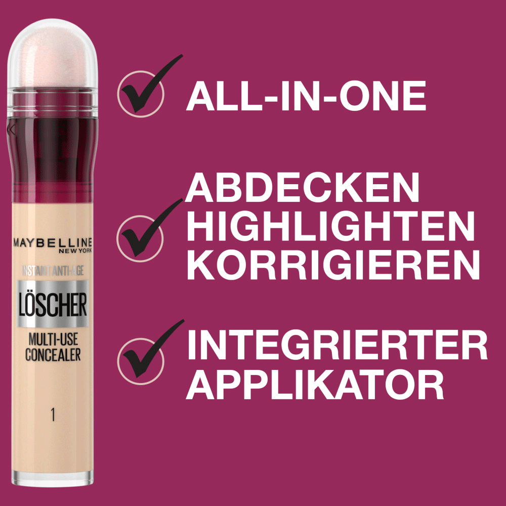 Bild: MAYBELLINE Instant Anti-Age Concealer 07 sand