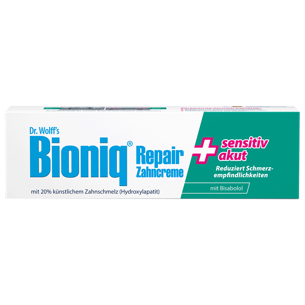 Bild: Bioniq Repair Zahncreme Sensitiv Akut 