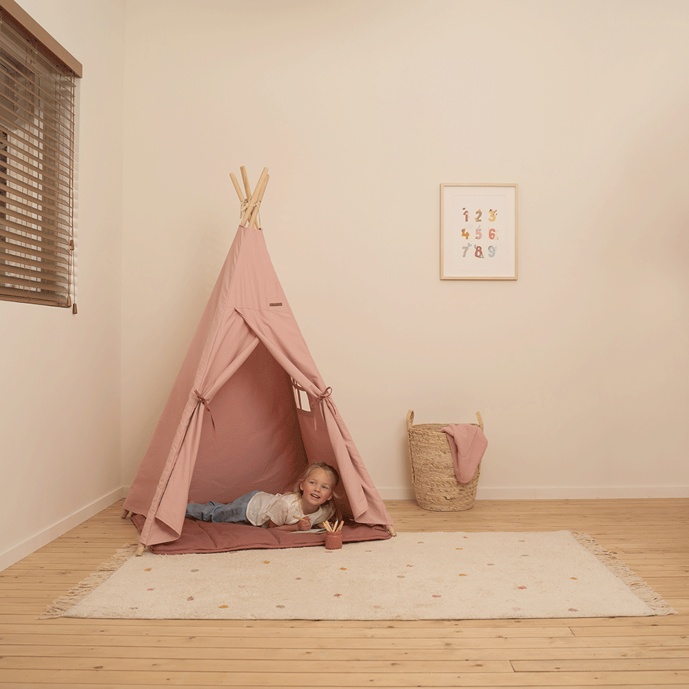 Bild: Little Dutch Tipi Zelt Pink