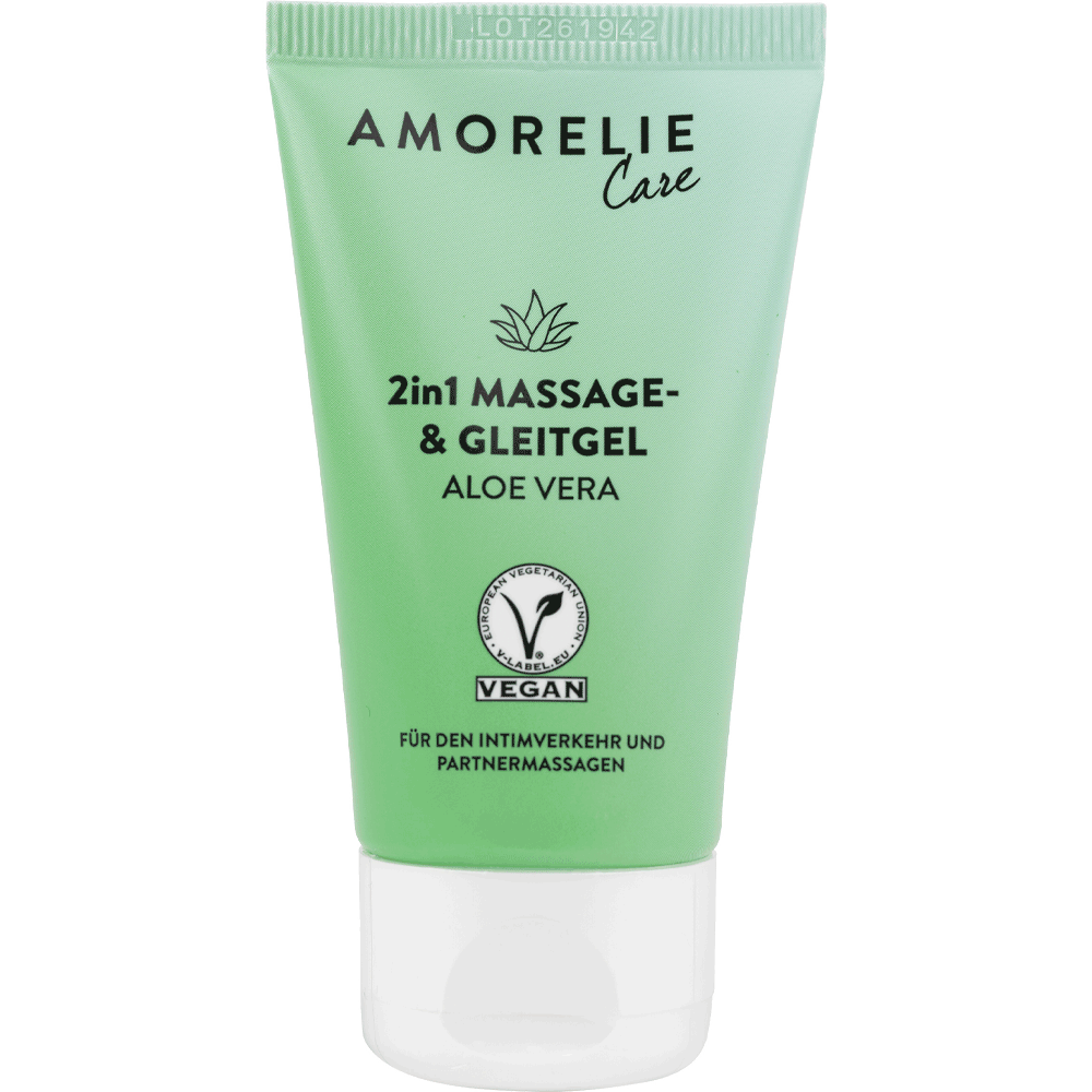 Bild: AMORELIE 2in1 Massage- & Gleitgel Aloe Vera 