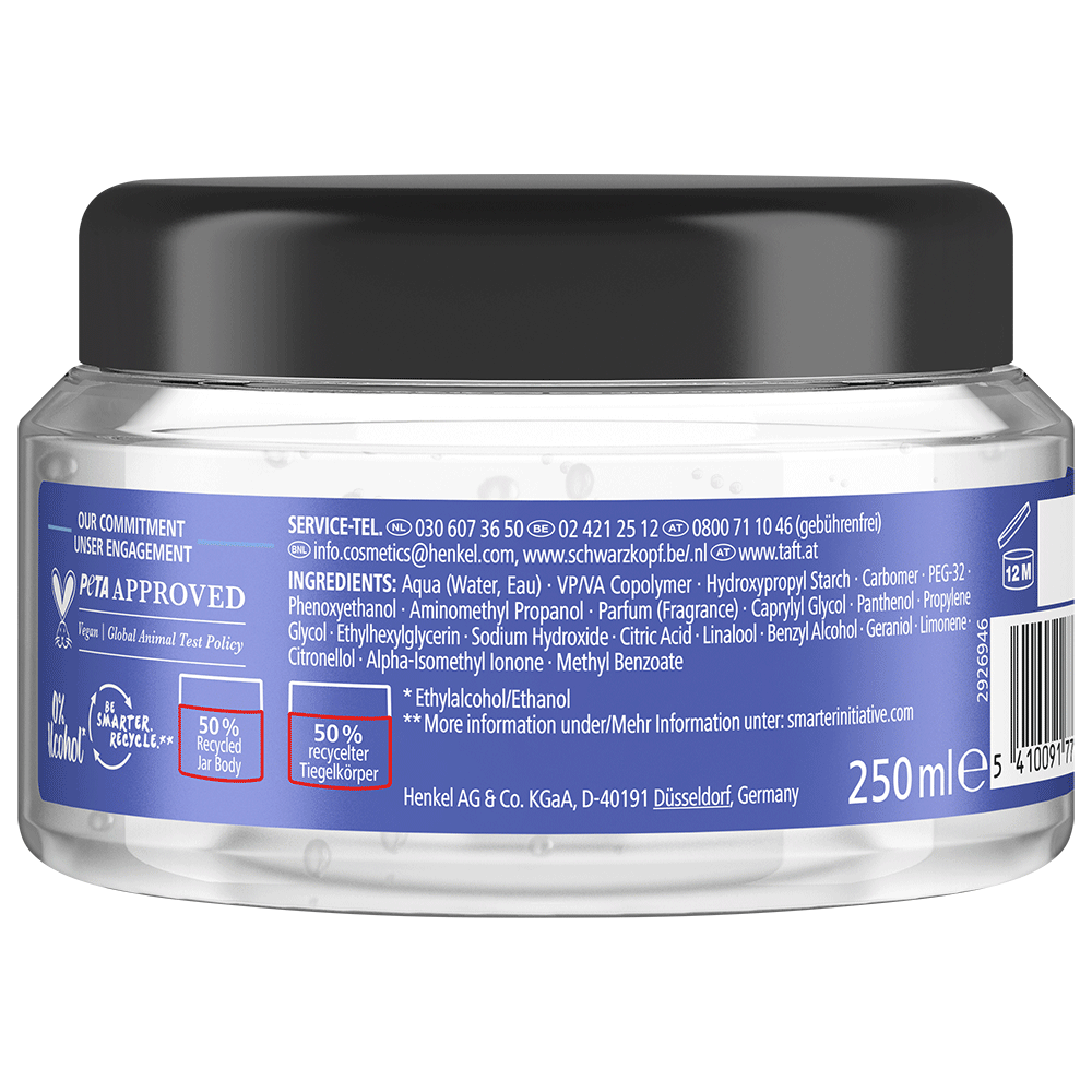 Bild: Schwarzkopf taft Styling Gel Ultra Chaos 