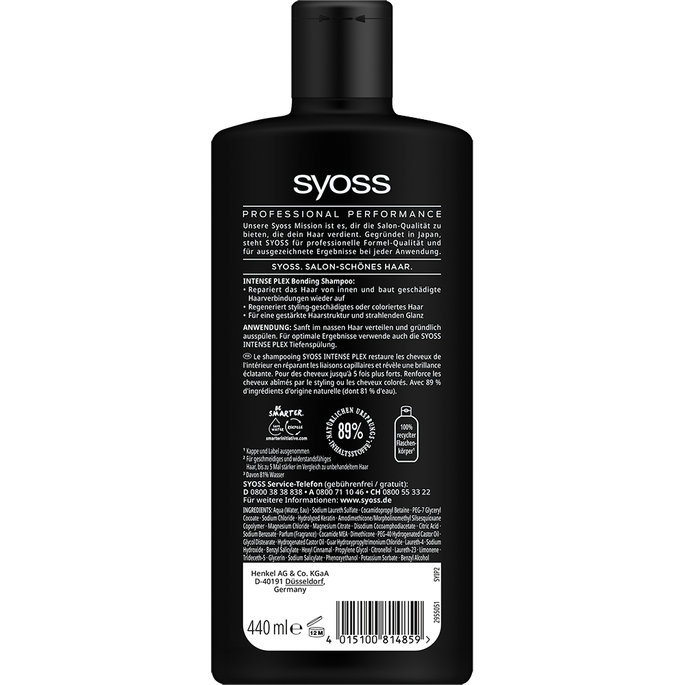 Bild: syoss Intense Plex Bonding Shampoo 