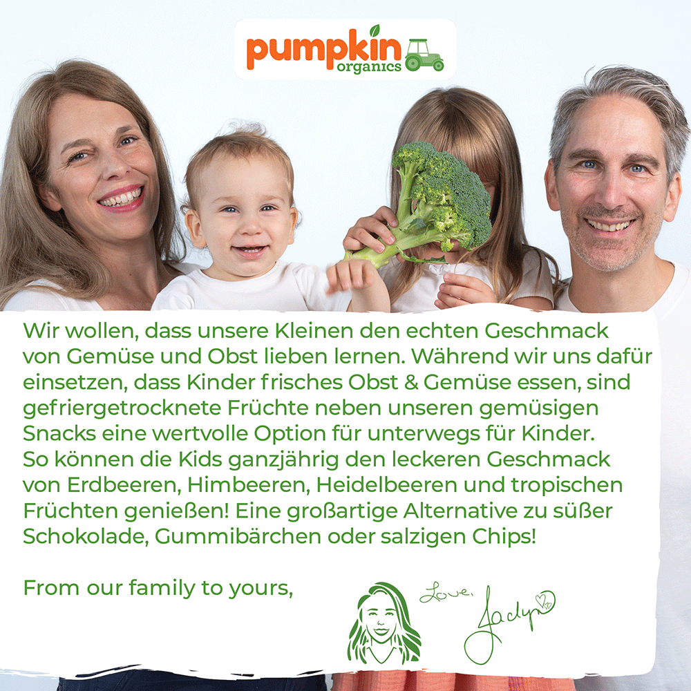 Bild: pumpkin organics Bio Zaubermix Fruchtchips Banane, Mango, Kiwi, Apfel & Erdbeere 