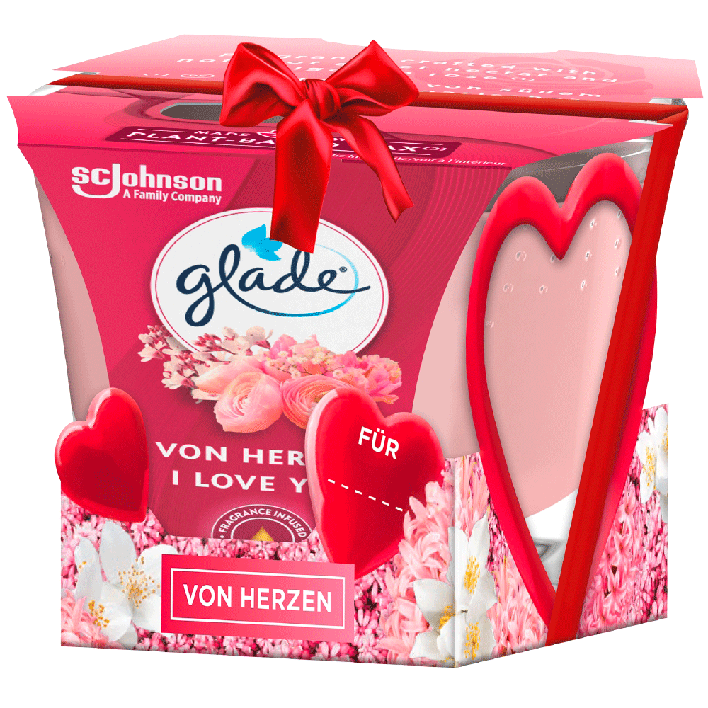 Bild: Glade Premium Duftkerze I Love You 