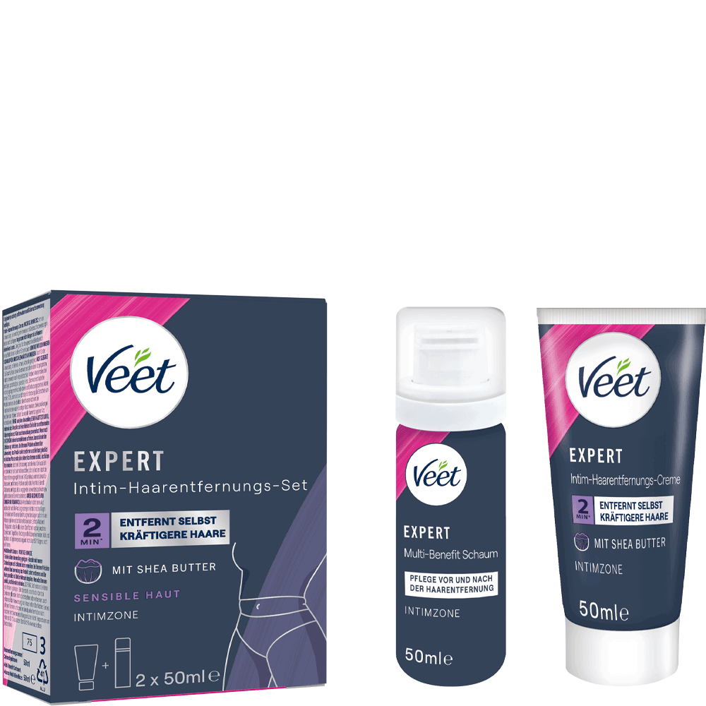 Bild: Veet Expert Intim Haarentfernungs-Set 