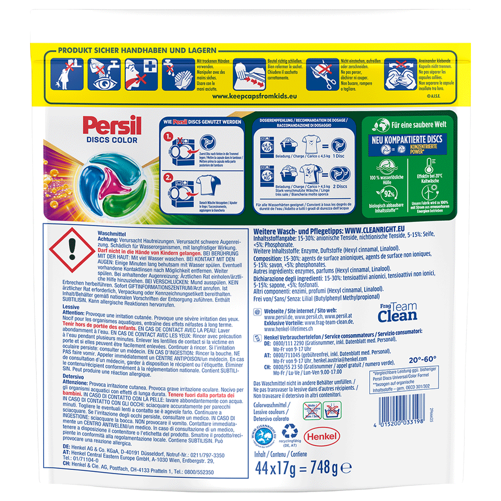 Bild: Persil 4in1 Discs Color 