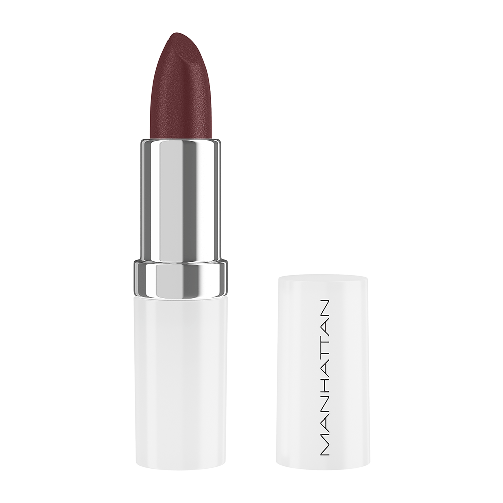 Bild: MANHATTAN Lasting Perfection Satin Lippenstift Precious Plum