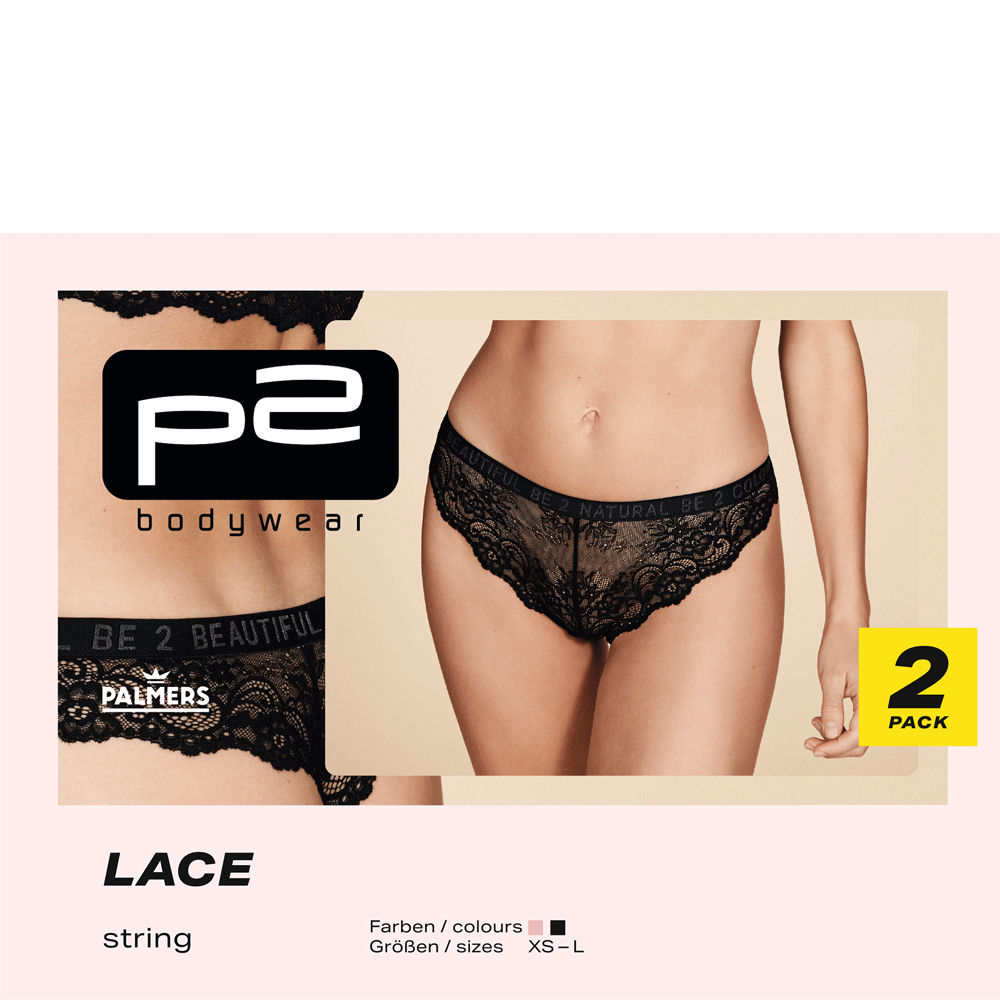 Bild: p2 Lace String schwarz