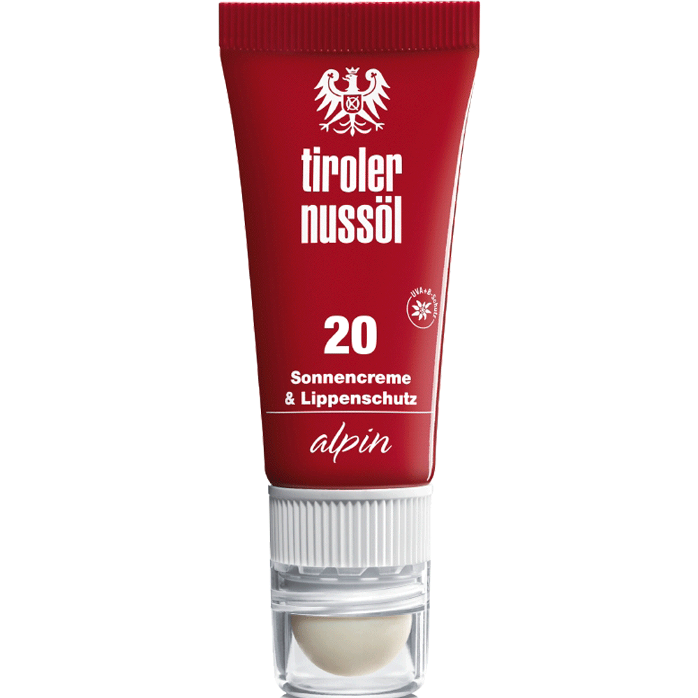 Bild: tiroler nussöl Sonnencreme & Lippenschutz Alpin LSF 20 