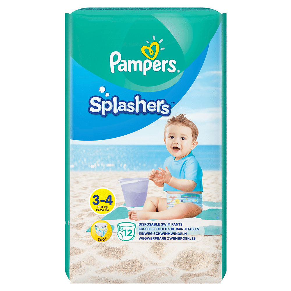 Bild: Pampers Splashers Größe 3-4, 6-11kg 