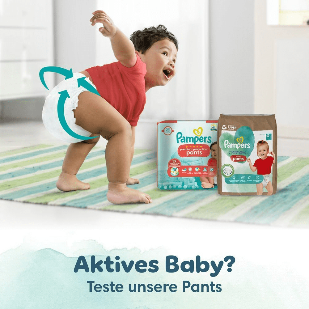 Bild: Pampers Harmonie Windeln, Größe 4, 9kg - 14kg 