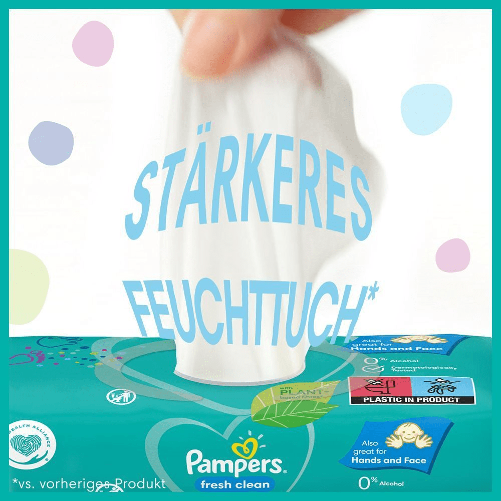 Bild: Pampers Fresh Clean Feuchttücher 