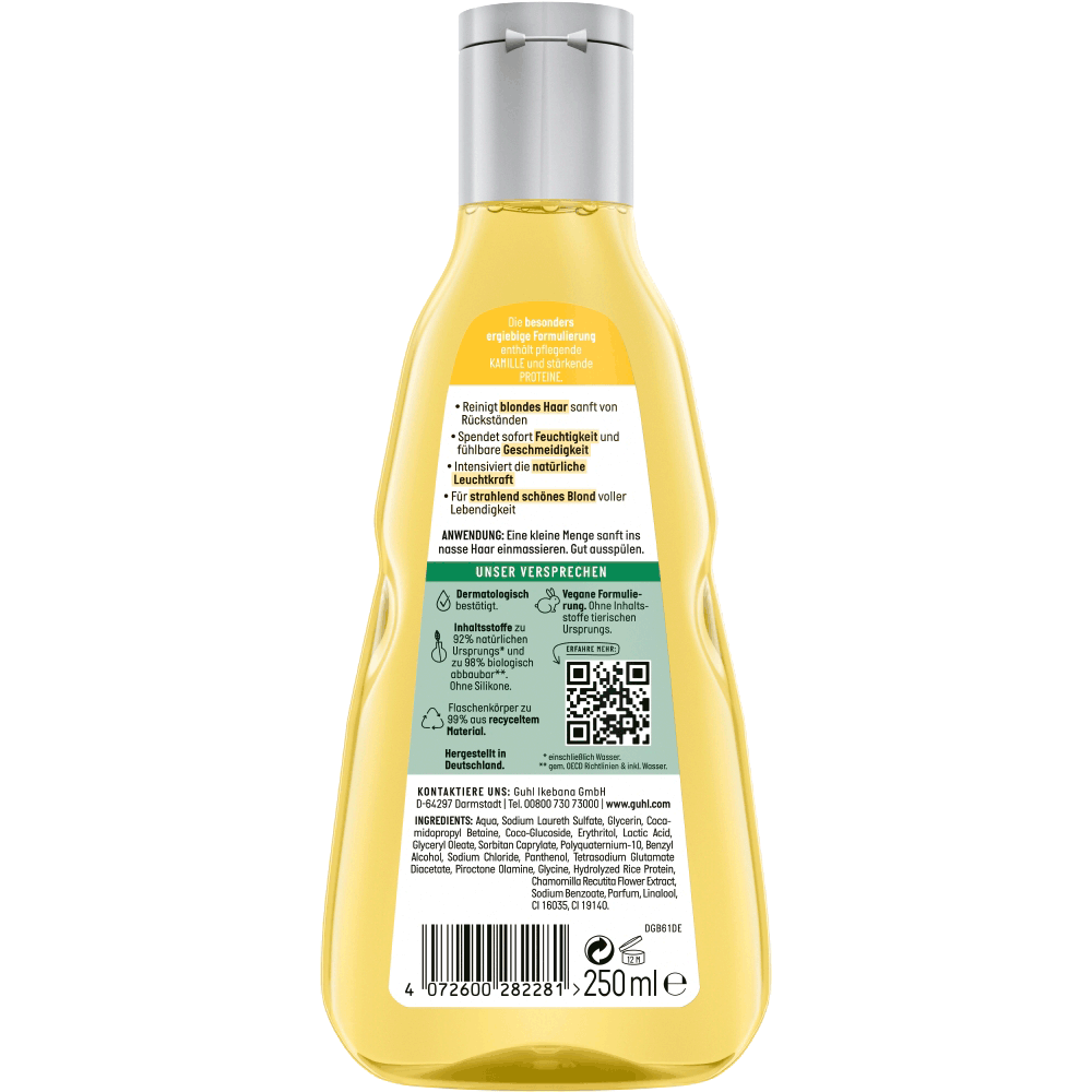 Bild: GUHL Farbglanz Blond Shampoo 