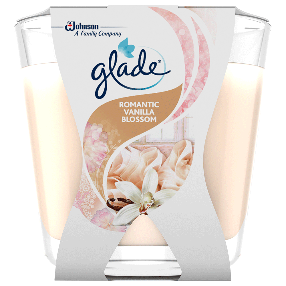 Bild: Glade Decor Duftkerze Romantic Vanilla Blossom 