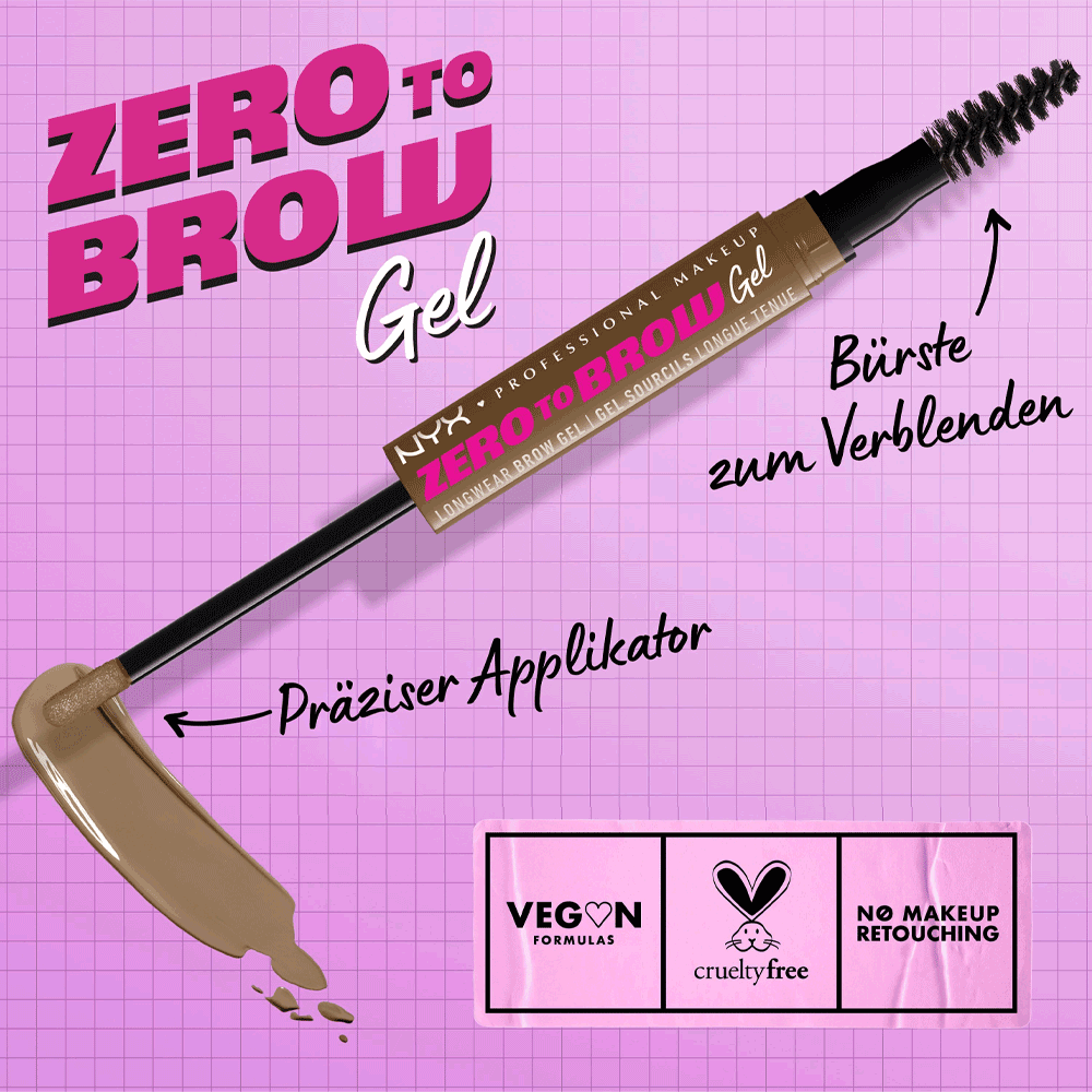 Bild: NYX Professional Make-up Zero To Brow Gel espresso