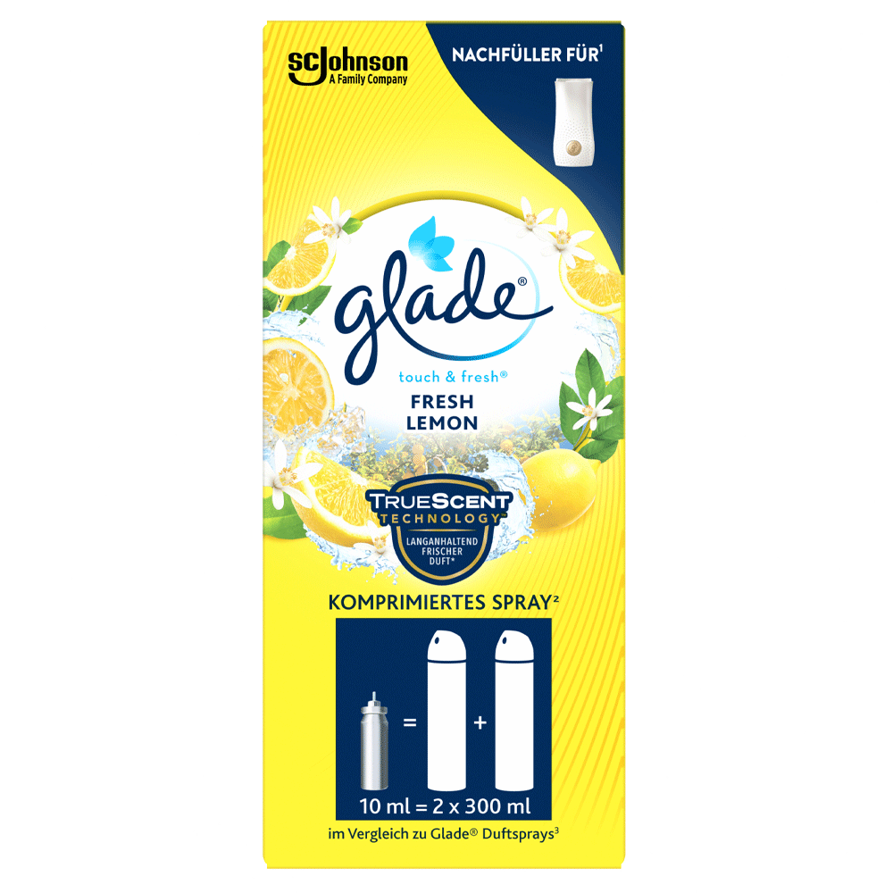 Bild: Glade Touch & Fresh Fresh Lemon Nachfüllung 