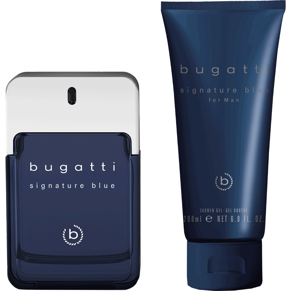 Bild: Bugatti Signature Blue Geschenkset Eau de Toilette 100 ml + Duschgel 200 ml 