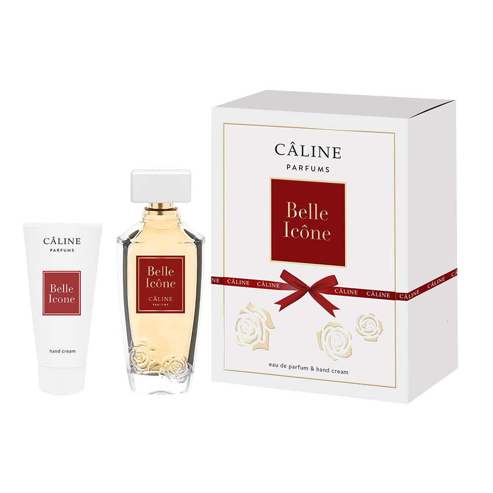 Bild: Caline Parfums Belle Icone Geschenkset Eau de Parfum 60 ml + Handcreme 50 ml 