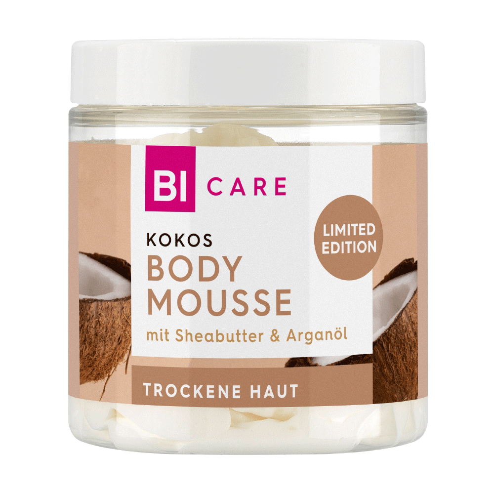 Bild: BI CARE Body Mousse Kokos Limited Edition 