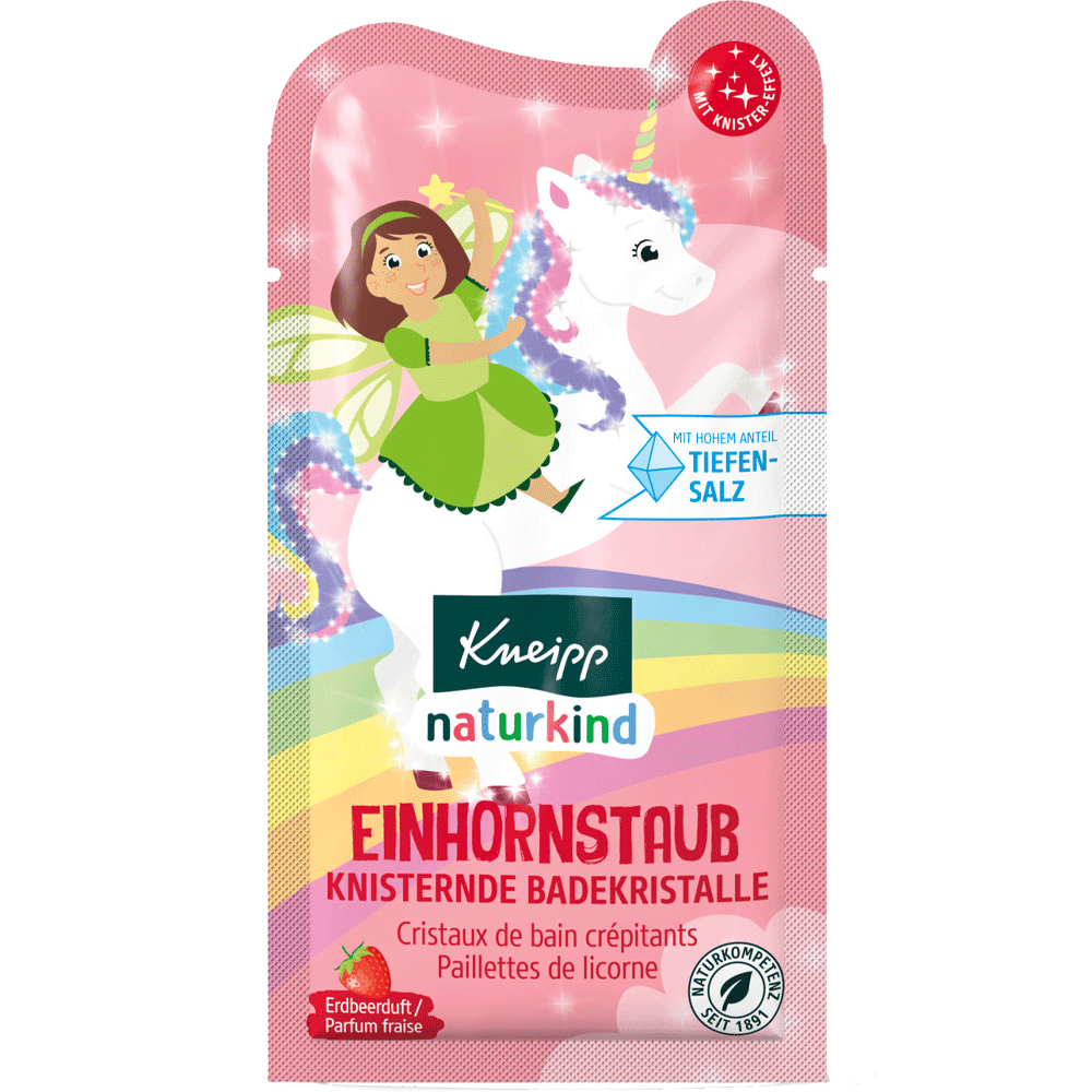 Bild: Kneipp Knisternde Badekristalle Einhornstaub 