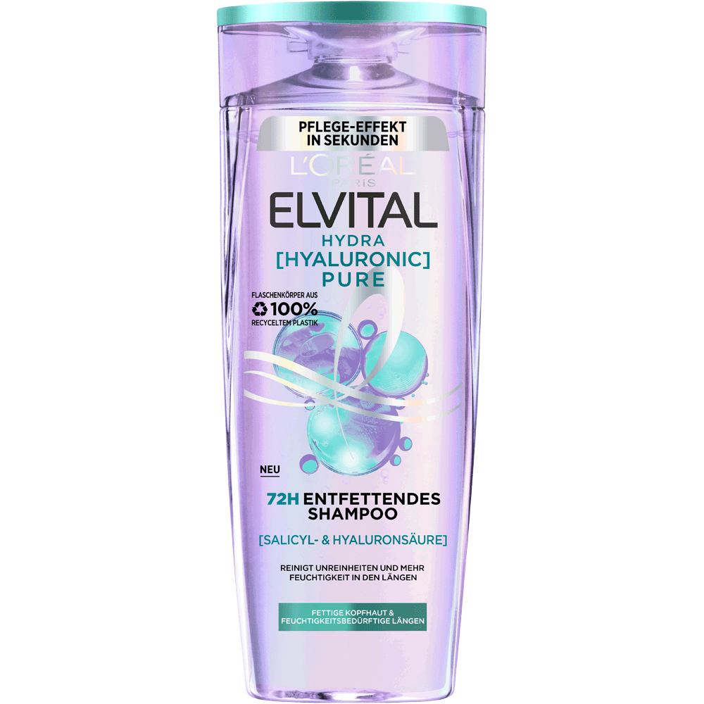 Bild: L'ORÉAL PARIS ELVITAL Hydra Hyaluronic Pure Shampoo 