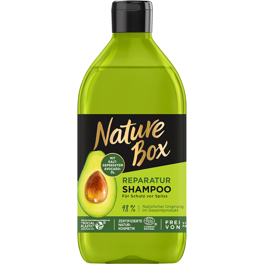 Bild: Nature Box Shampoo Avocado-Öl 