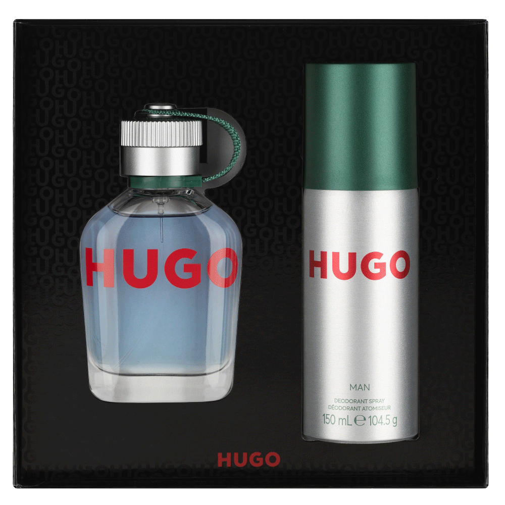 Bild: Hugo Boss Hugo Man Geschenkset Eau de Toilette 75 ml + Deo Spray 150 ml 