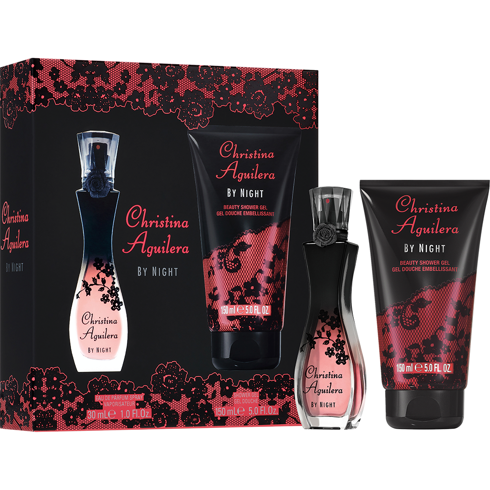 Bild: Christina Aguilera By Night Geschenkset Eau de Parfum 30 ml + Duschgel 150 ml 