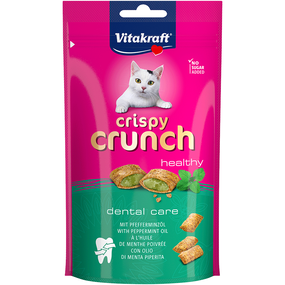 Bild: Vitakraft Crispy Crunch Dental Care mit Pfefferminöl 