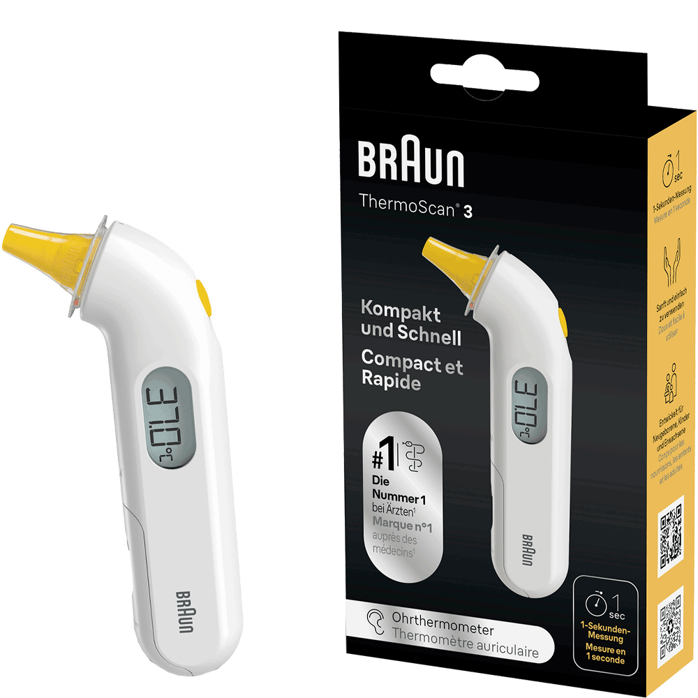 Bild: Braun ThermoScan® 3  Ohrthermometer IRT3030 