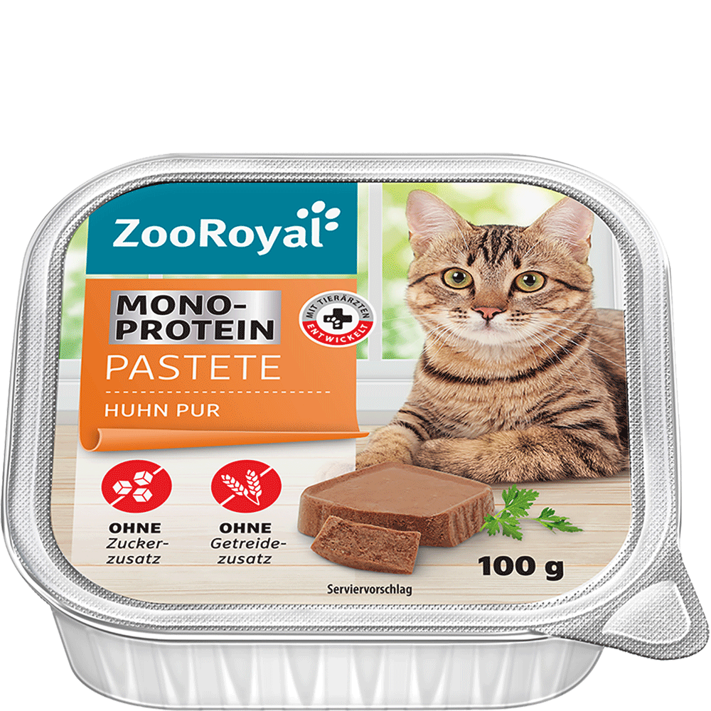 Bild: ZooRoyal Mono-Protein Pastete Huhn Pur 