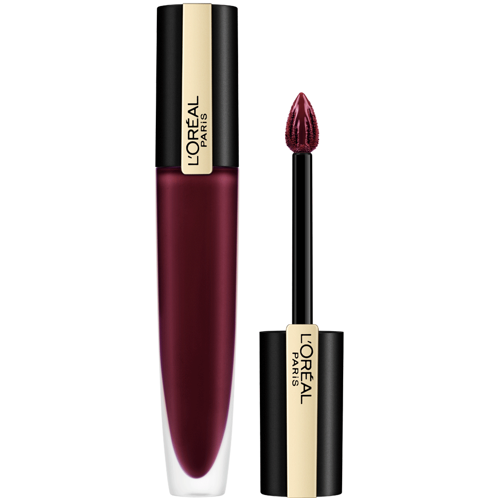 Bild: L'ORÉAL PARIS Rouge Signature Metallic Liquid Lipstick 205