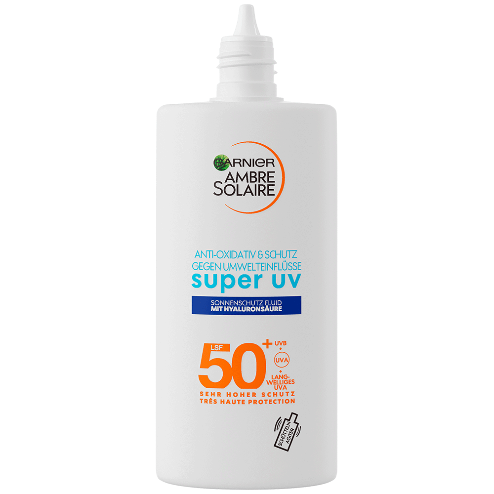 Bild: GARNIER AMBRE SOLAIRE Sensitive Expert + Gesicht Advanced Sonnencreme LSF 50+ 