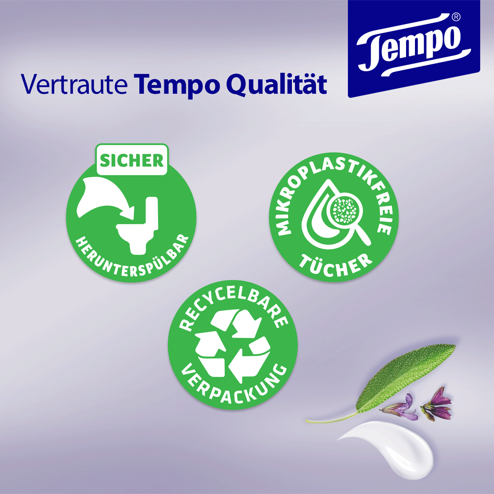 Bild: Tempo Feuchtes Toilettenpapier Natural Skin Balance 