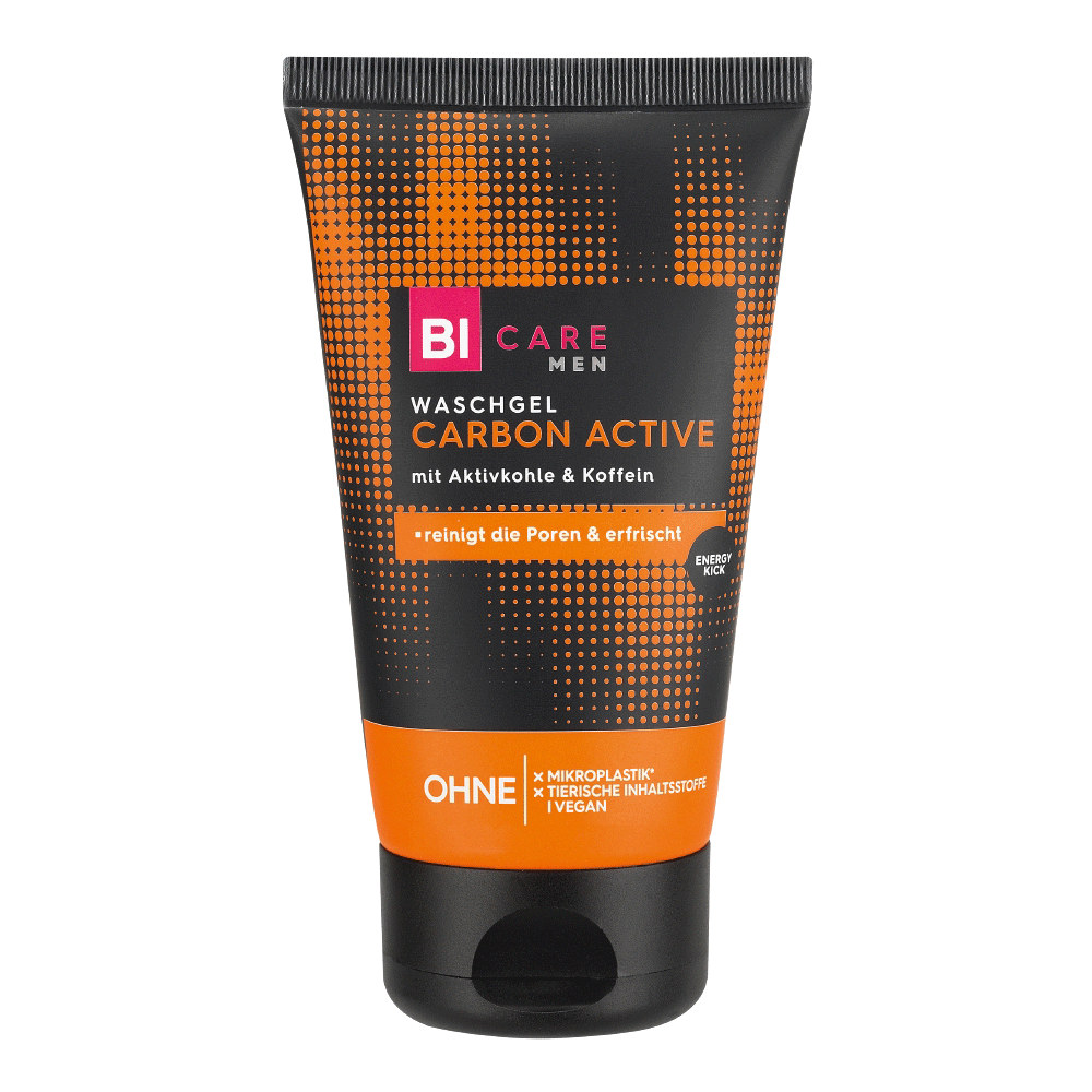 Bild: BI CARE MEN Waschgel Carbon Active 