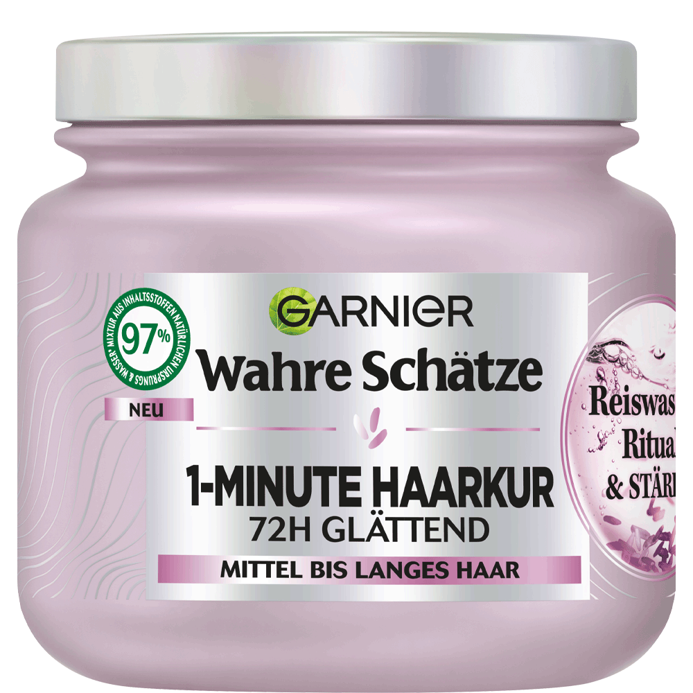 Bild: GARNIER Wahre Schätze Reiswasser Ritual Haarkur 