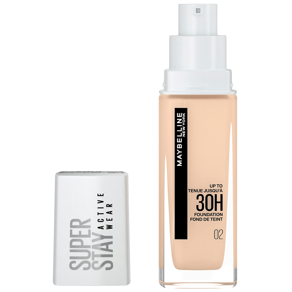 Bild: MAYBELLINE Superstay 30H Active Wear Foundation 02 naked ivory