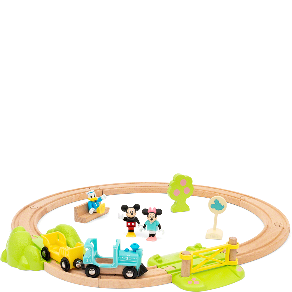 Bild: BRIO Disney Mickey Maus Eisenbahn Set 