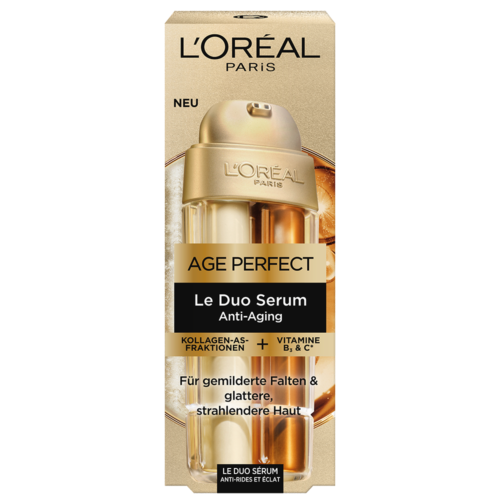 Bild: L'ORÉAL PARIS Age Perfect Le Duo Serum Anti-Aging 