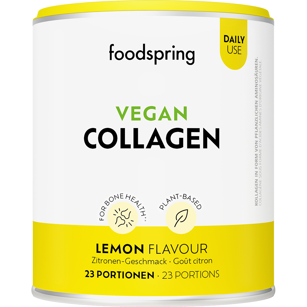 Bild: foodspring Vegan Collagen Zitrone Geschmack 